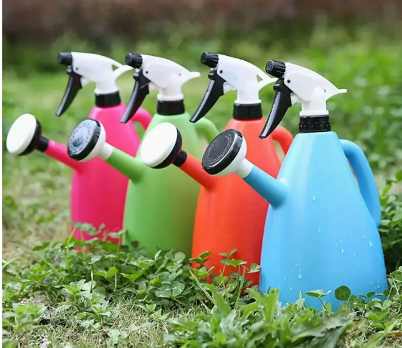 Kids Plastic Watering Can 5.5 Inch – Durable Garden Watering Can for Children, Small Indoor Outdoor Plant Watering Tool for Classroom, Gardening & Play